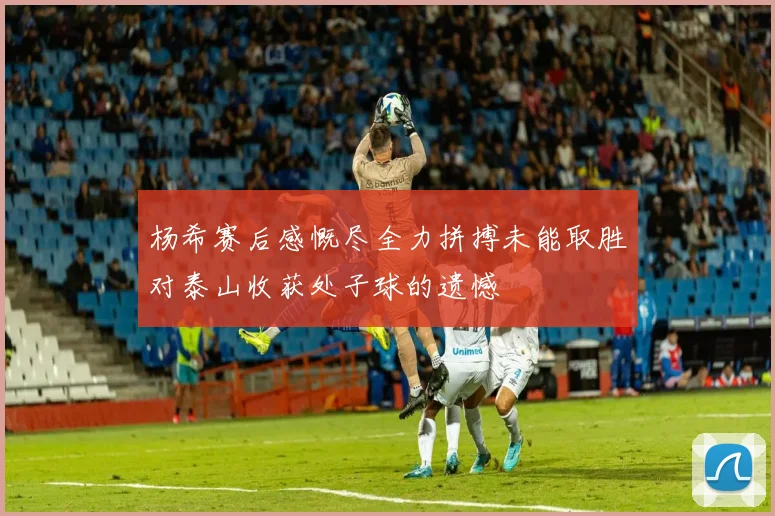 杨希赛后感慨尽全力拼搏未能取胜对泰山收获处子球的遗憾