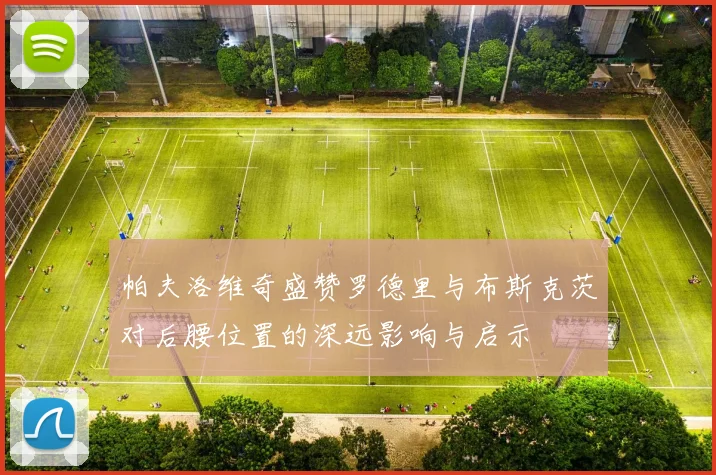 帕夫洛维奇盛赞罗德里与布斯克茨对后腰位置的深远影响与启示