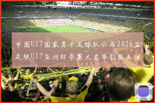 中国U17国家男子足球队公布2026亚足联U17亚洲杯参赛大名单引发关注